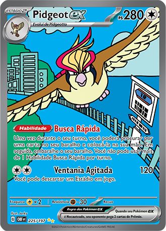 Carta Pidgeot ex (225 / 197)