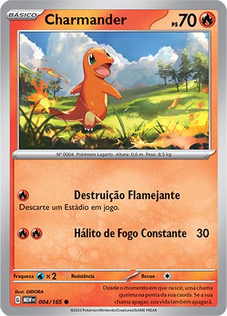 Carta Charmander (4 / 165)