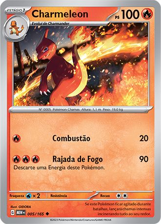 Carta Charmeleon (5 / 165)