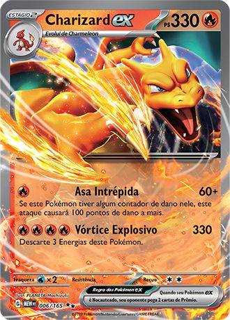 Carta Charizard ex (6 / 165)