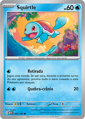 Carta Squirtle (7 / 165)