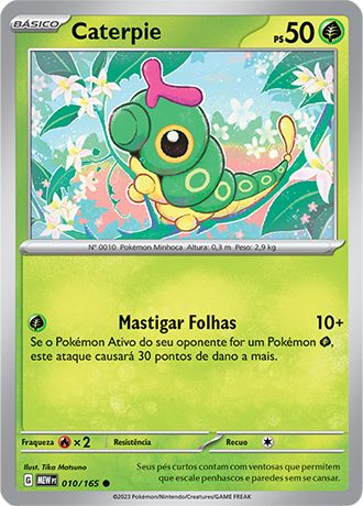 Carta Caterpie (10 / 165)