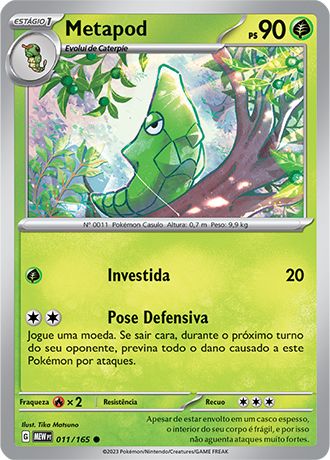 Carta Metapod (11 / 165)