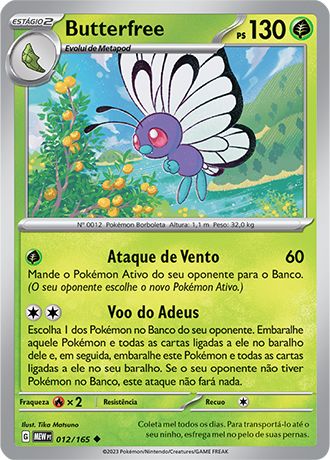 Carta Butterfree (12 / 165)