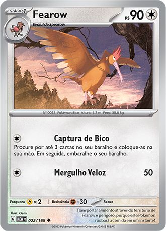 Carta Fearow (22 / 165)