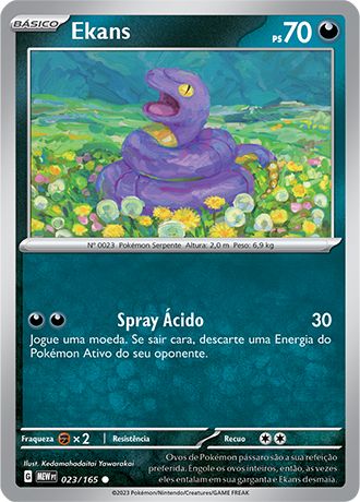 Carta Ekans (23 / 165)