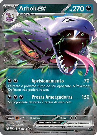 Carta Arbok ex (24 / 165)