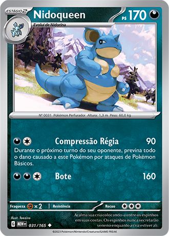 Carta Nidoqueen (31 / 165)