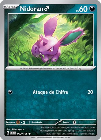 Carta Nidoran Macho (32 / 165)