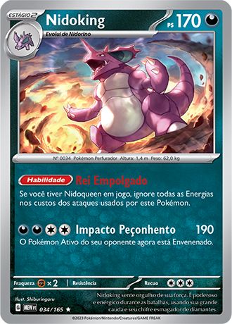 Carta Nidoking (34 / 165)