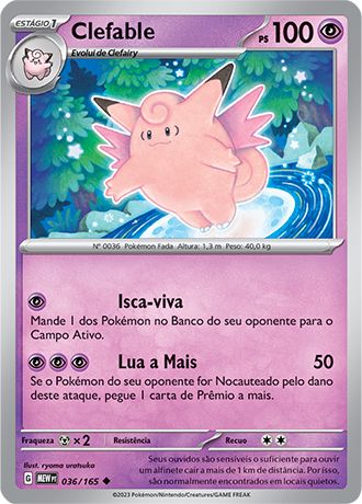 Carta Clefable (36 / 165)