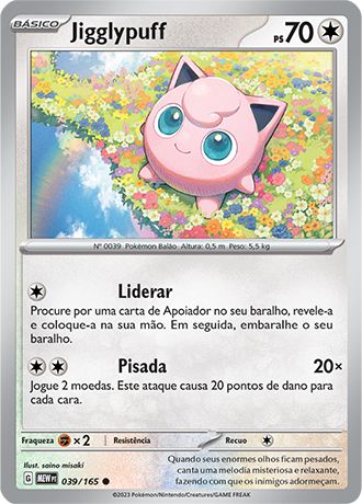 Carta Jigglypuff (39 / 165)