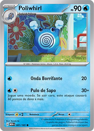 Carta Poliwhirl (61 / 165)