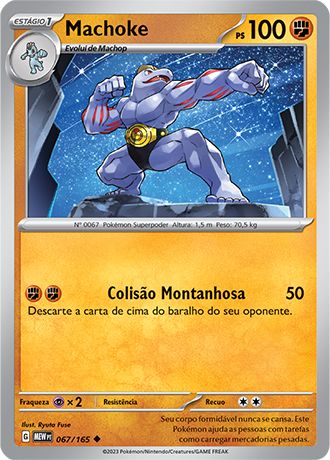 Carta Machoke (67 / 165)