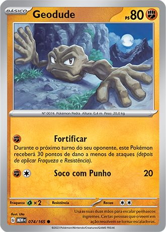 Carta Geodude (74 / 165)