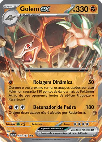 Carta Golem ex (76 / 165)