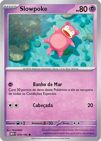 Carta Slowpoke (79 / 165)