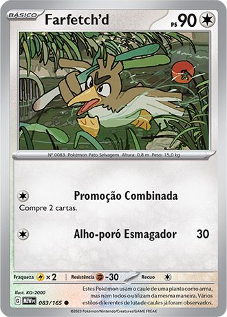 Carta Farfetch'd (83 / 165)