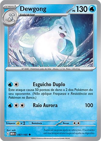 Carta Dewgong (87 / 165)