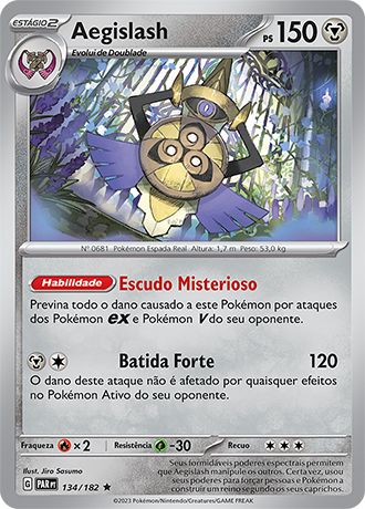 Carta Aegislash (134 / 182)