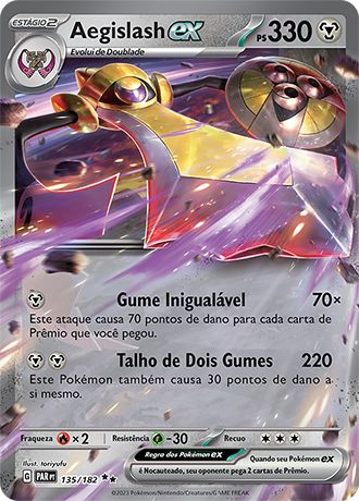 Carta Aegislash ex (135 / 182)