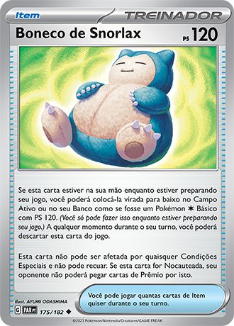 Carta Boneco de Snorlax (175 / 182)