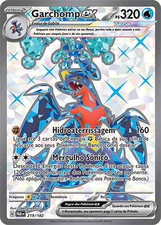 Carta Garchomp ex (219 / 182)