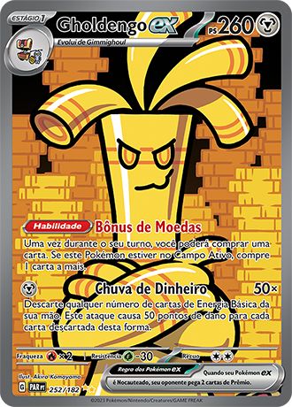 Carta Gholdengo ex (252 / 182)