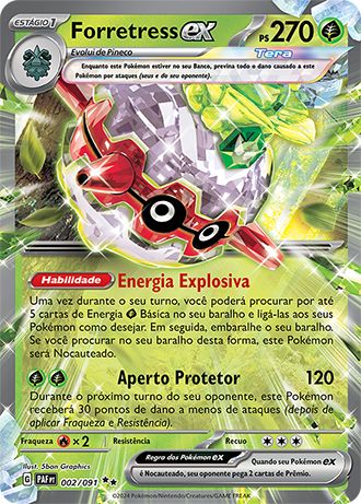 Carta Forretress ex (2 / 91)