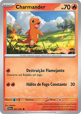 Carta Charmander (7 / 91)