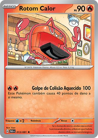 Carta Heat Rotom (13 / 91)