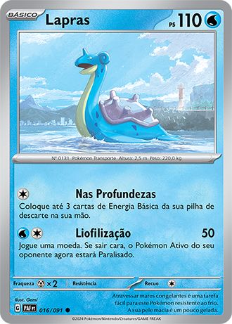 Carta Lapras (16 / 91)