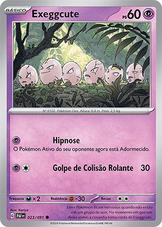 Carta Exeggcute (23 / 91)