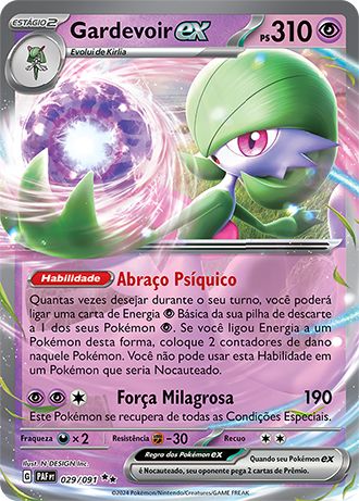 Carta Gardevoir ex (29 / 91)