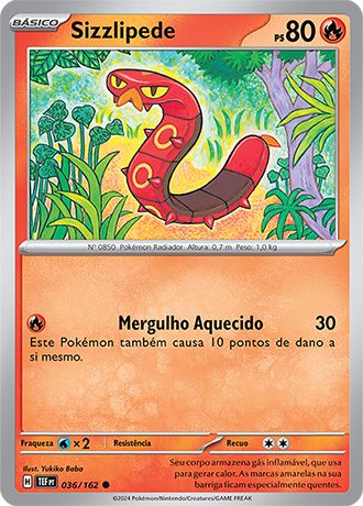 Carta Sizzlipede (36 / 162)