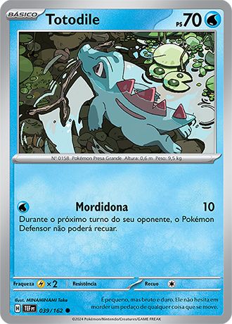 Carta Totodile (39 / 162)