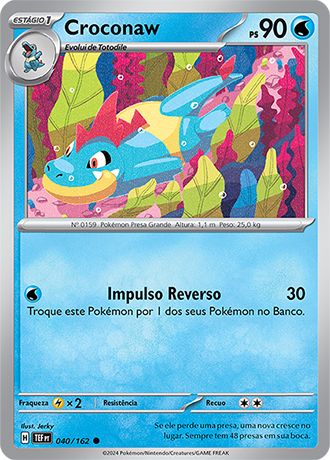 Carta Croconaw (40 / 162)