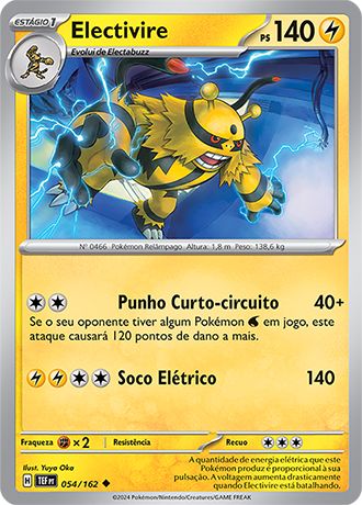 Carta Electivire (54 / 162)