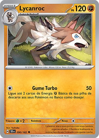 Carta Lycanroc (90 / 162)