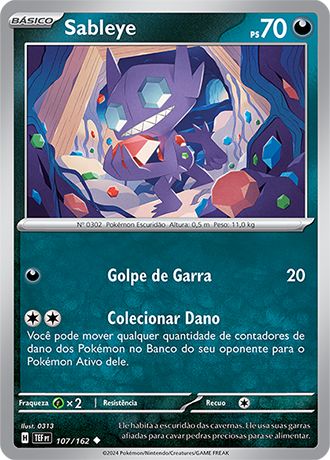 Carta Sableye (107 / 162)