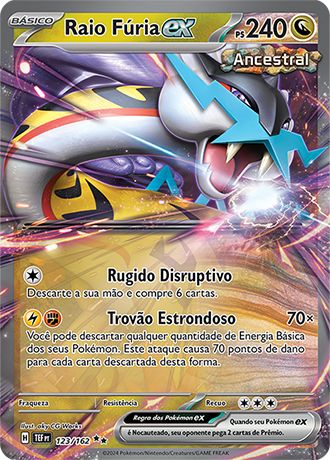 Carta Raio Fúria ex (123 / 162)