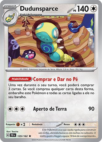 Carta Dudunsparce (129 / 162)