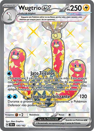 Carta Wugtrio ex (190 / 162)