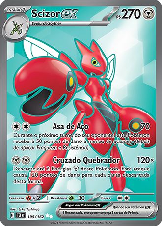 Carta Scizor ex (195 / 162)