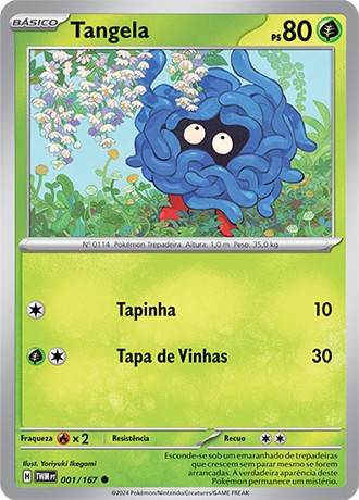 Carta Tangela (1 / 167)