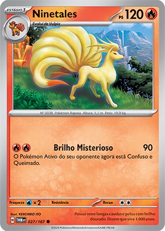 Carta Ninetales (27 / 167)