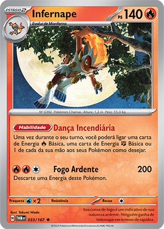 Carta Infernape (33 / 167)