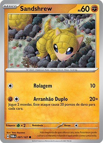 Carta Sandshrew (97 / 167)