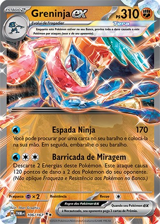 Carta Greninja ex (106 / 167)