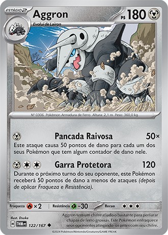 Carta Aggron (122 / 167)